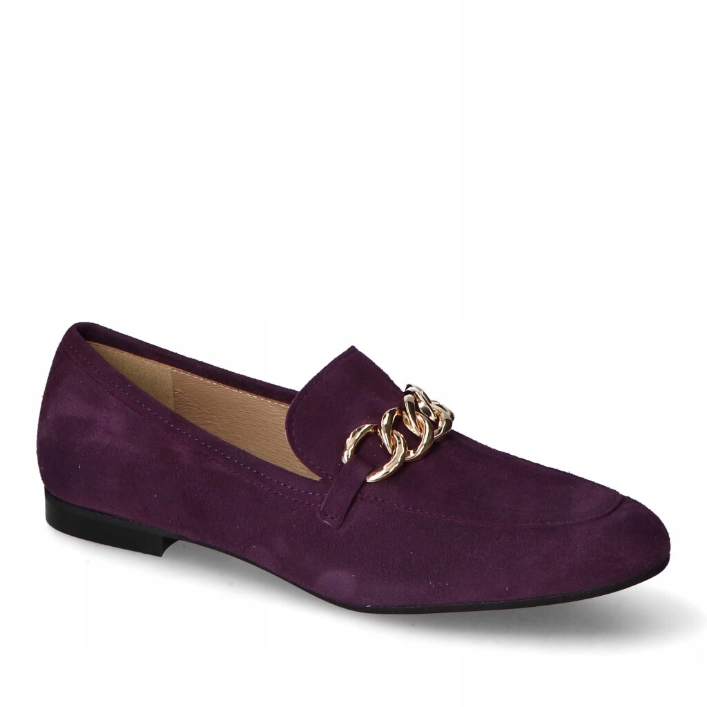 Mokasíny Fabio Fabrizi 857/2 Švestka semiš 38