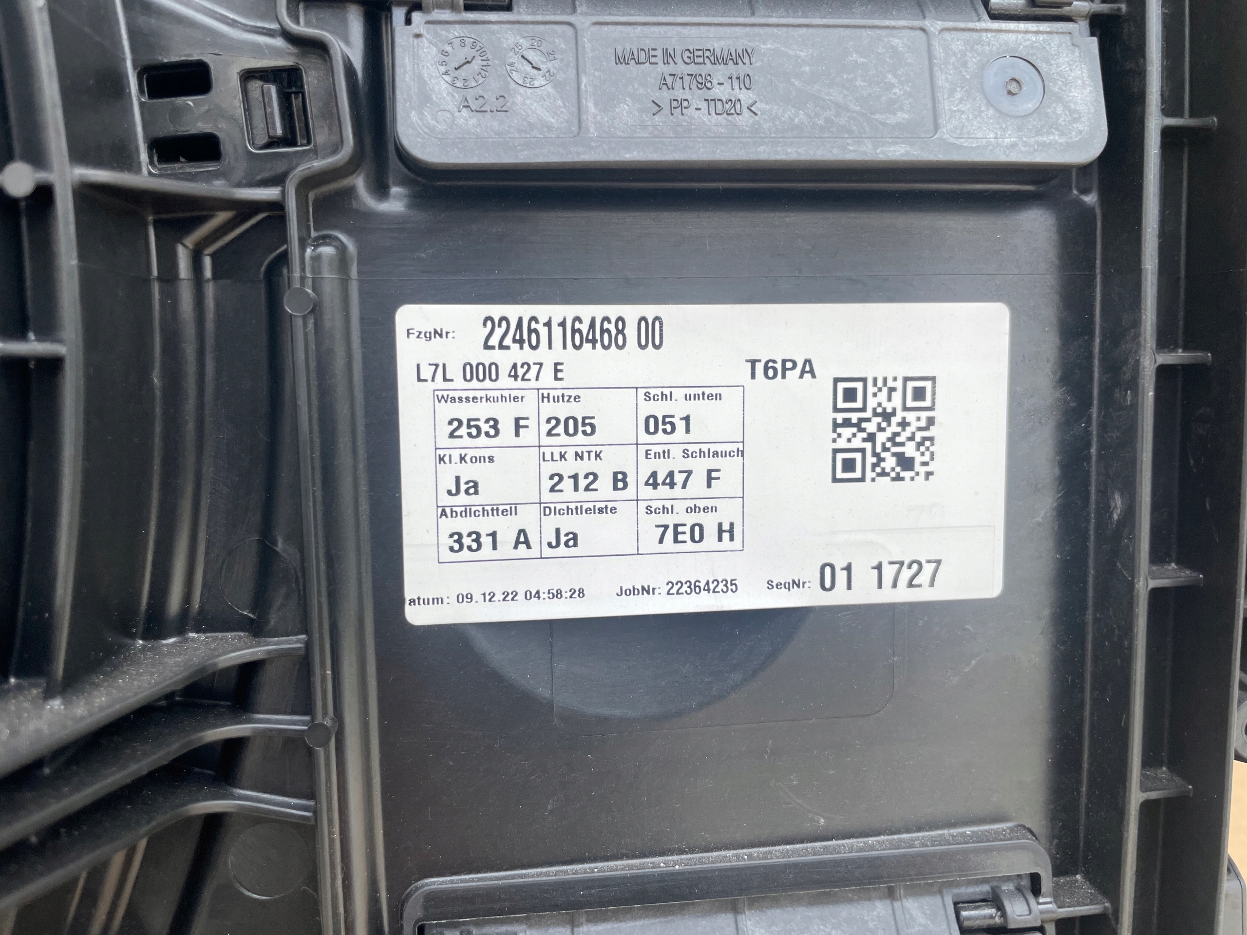 hüttök ventilátor VW T6.1 MULTIVAN 2.0 TDI 2019- JAK új KOMPLET