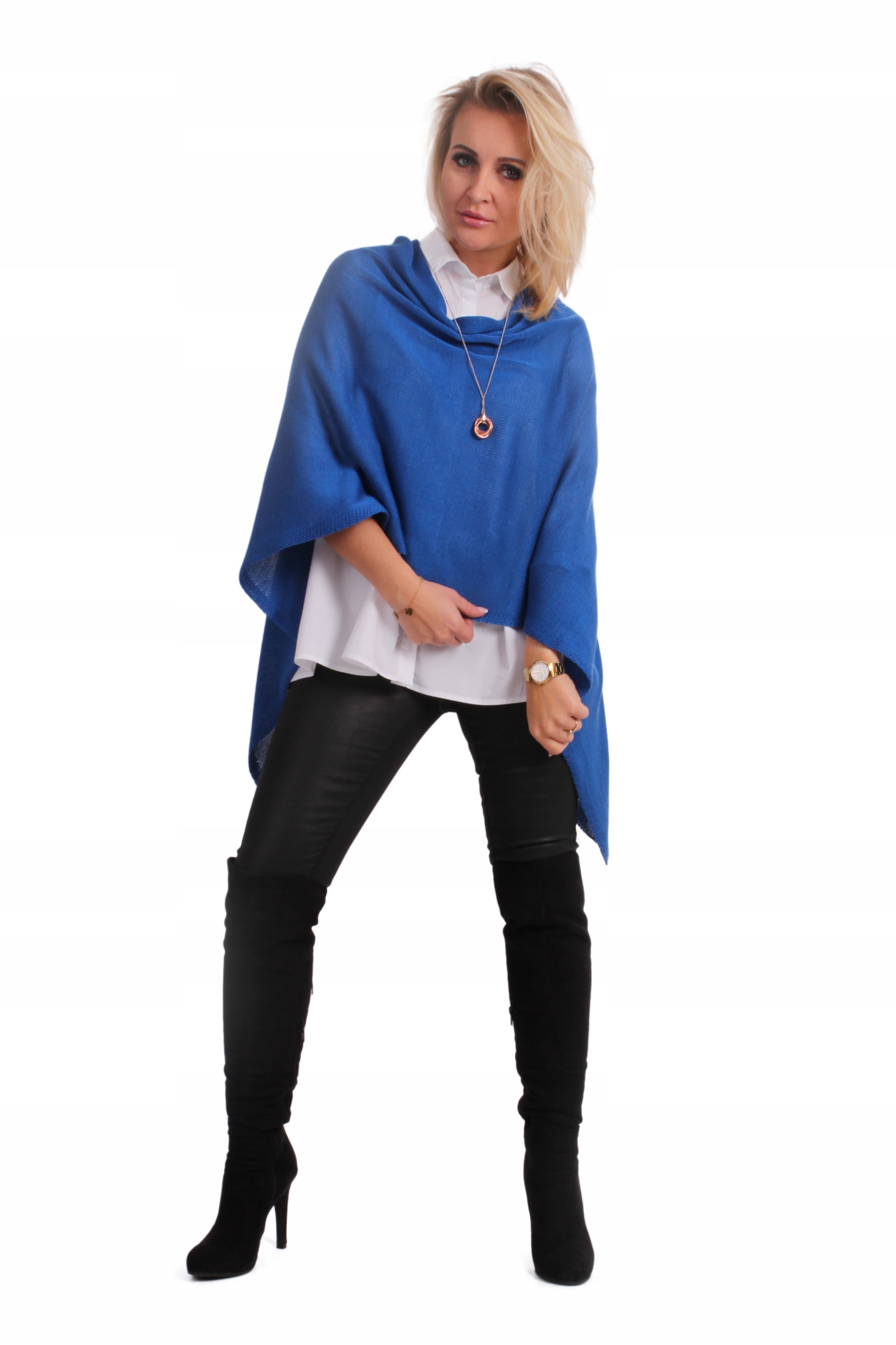 PASMANTEX ASTI WYJĄTKOWA NARZUTKA PONCHO BAWEŁNA Model Asti