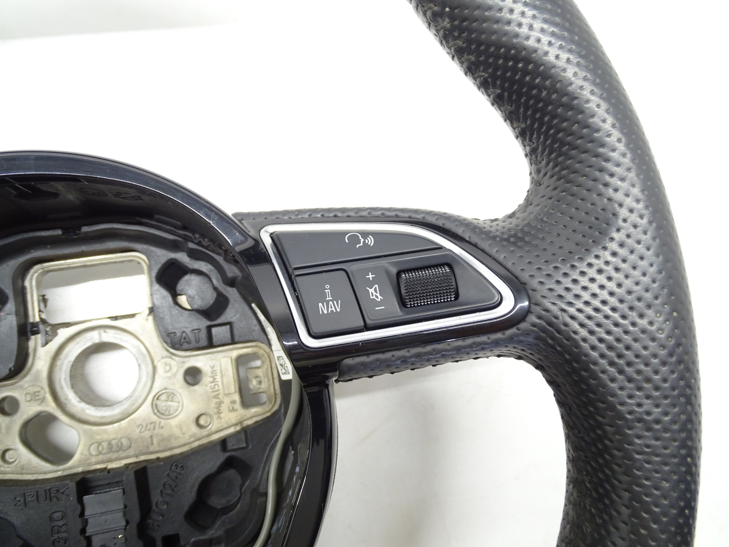 steering wheel, PIKOWANA leather MULTI MULTIFUNKCJA with shifting AUDI Q7 4L 4L0419689A