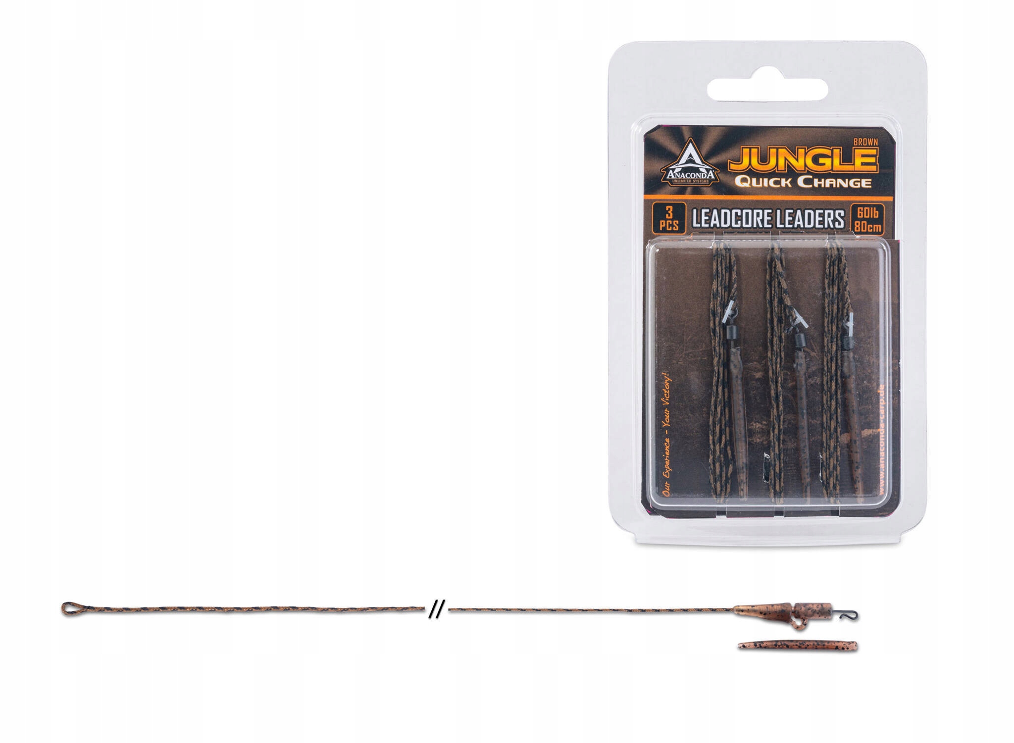 Anaconda Jungle Qc Safety Clip Leadcore 60lb/3szt
