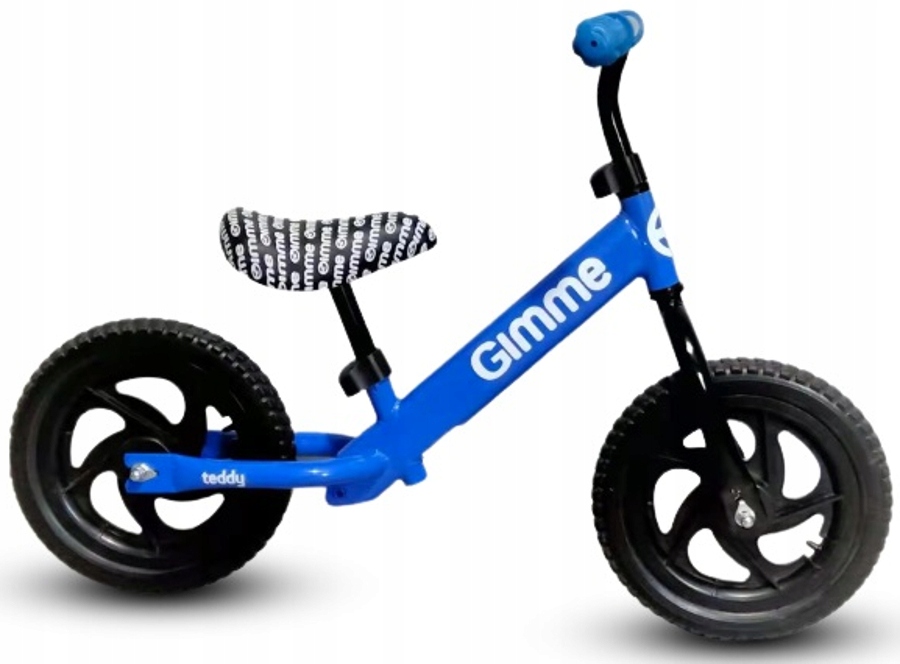 Rowerek Biegowy Teddy Niebieski Rower Jazda Do Nauki Jazdy Pierwszy Rower