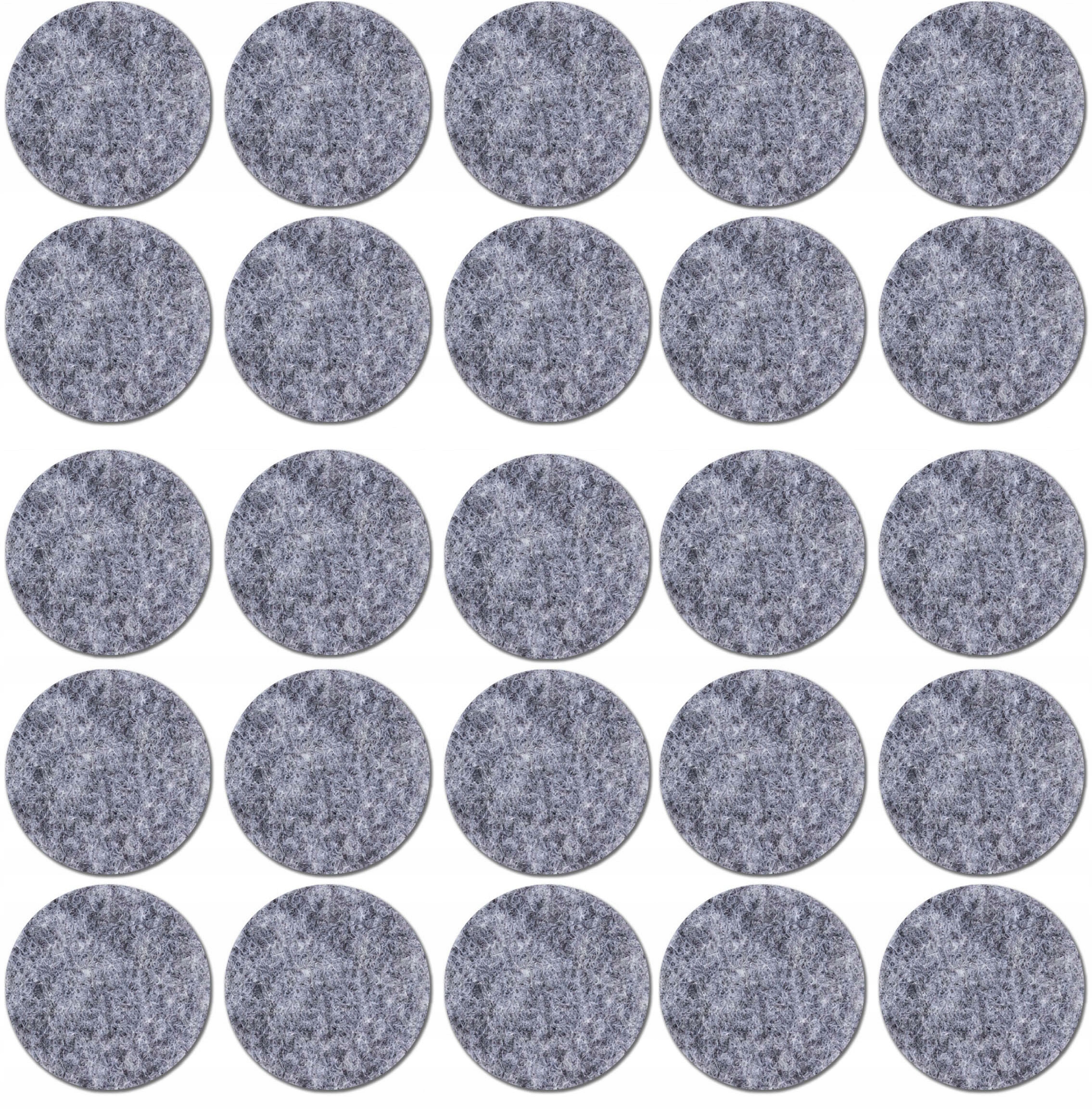 PODKŁADKI FILCOWE SAMOPRZYLEPNE POD MEBLE FILC ZESTAW PODKŁADEK 24szt