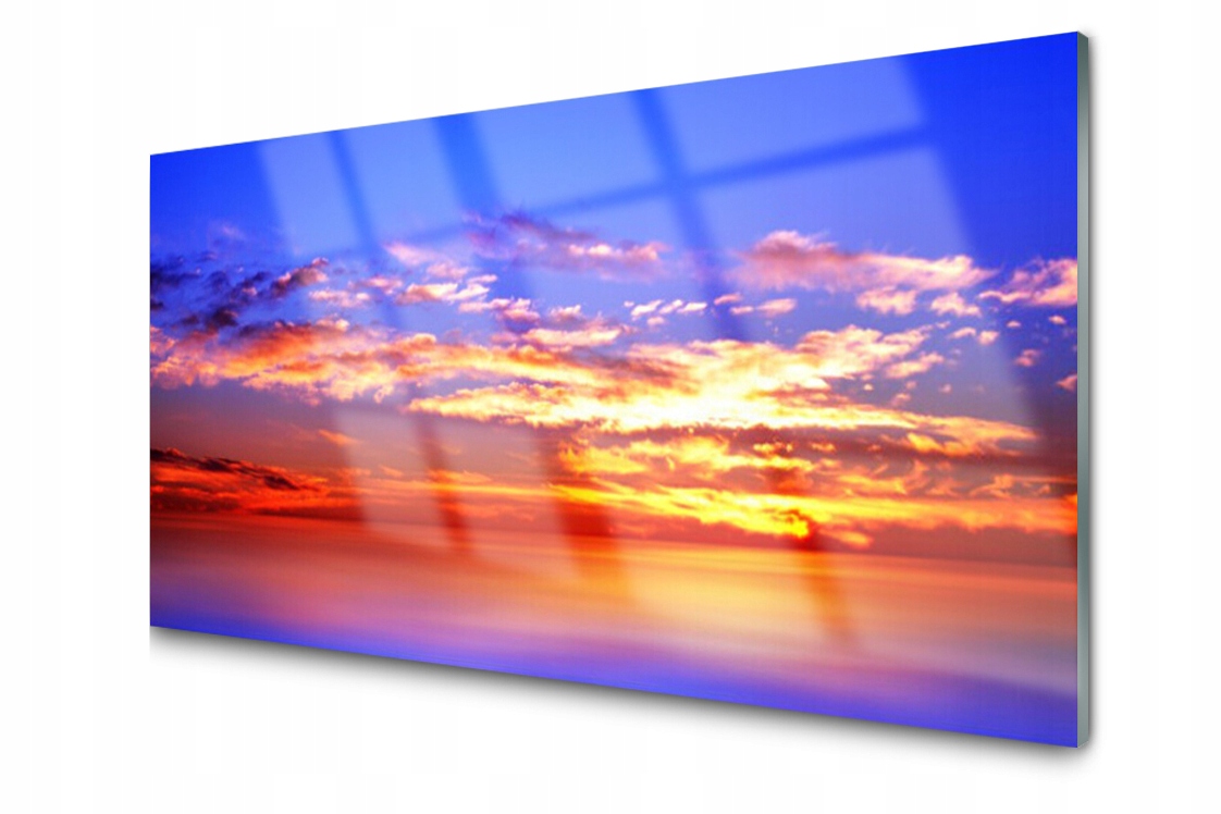 

Panel szklany dekor Niebo Chmury Morze 120x60