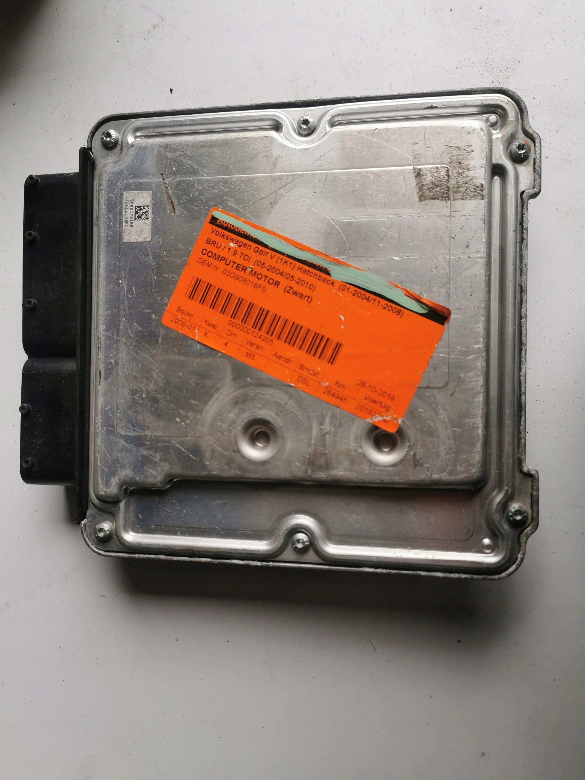 VW GOLF 1.9TDI 0281011955 03G906016FS computer ECU