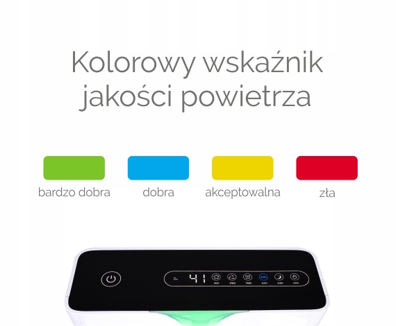 Oczyszczacz powietrza Warmtec AP NEO Wi-Fi Kolor dominujący biały
