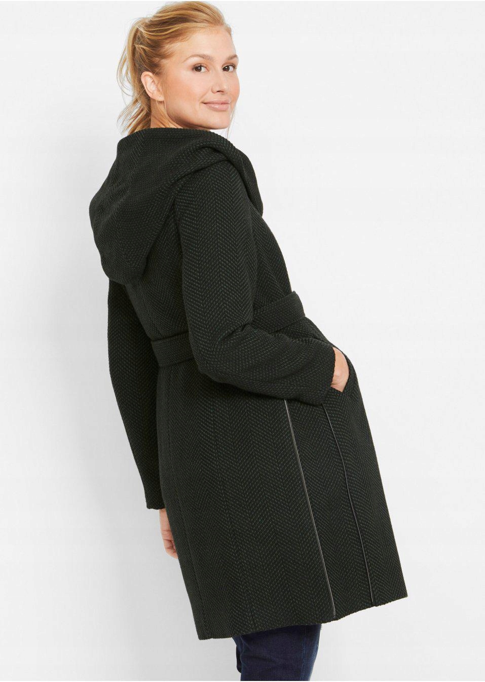 38 Bonprix PŁASZCZ CIĄŻOWY Rozmiar 38