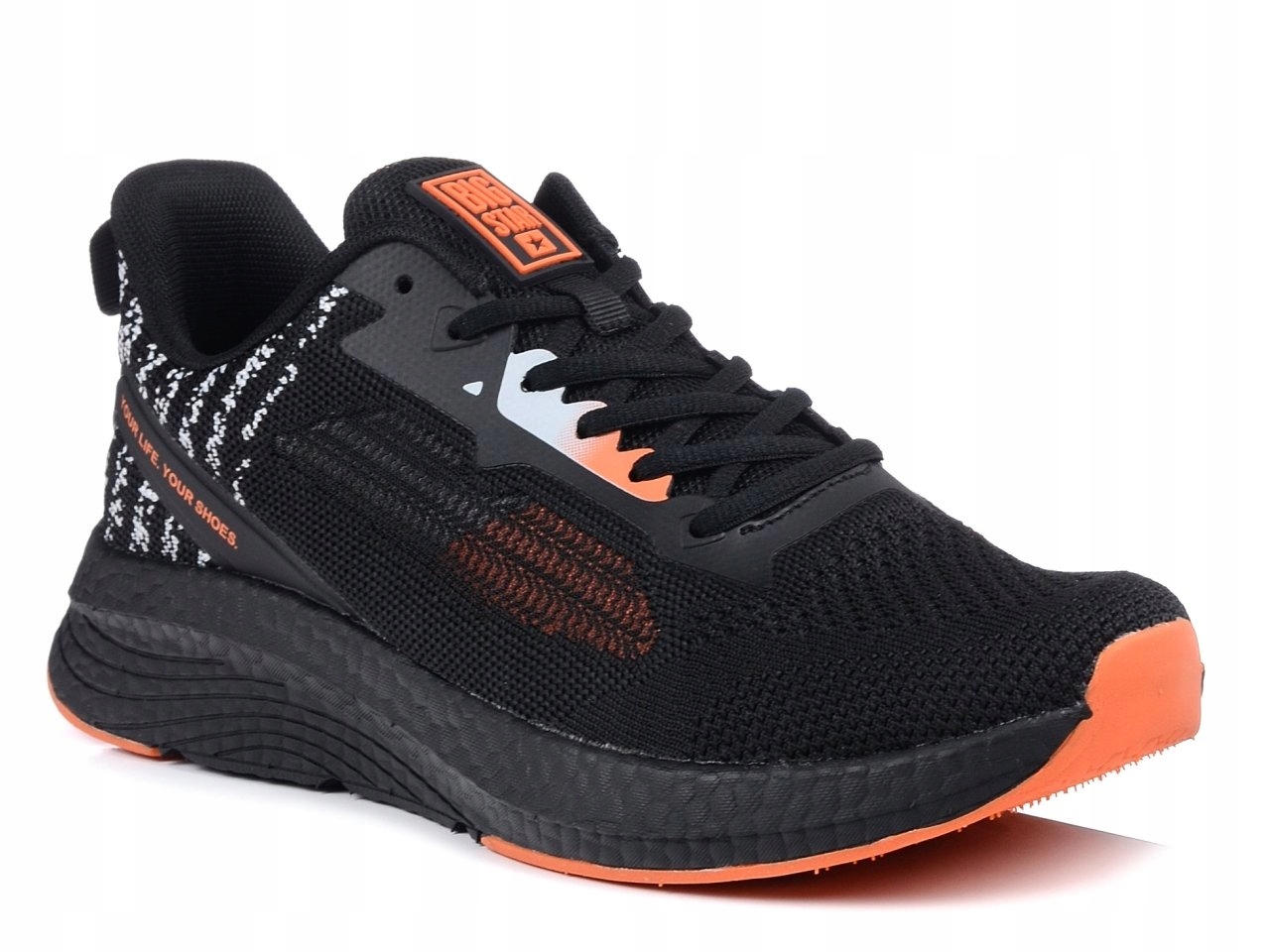 Buty sportowe męskie czarne Big Star LL174108 42