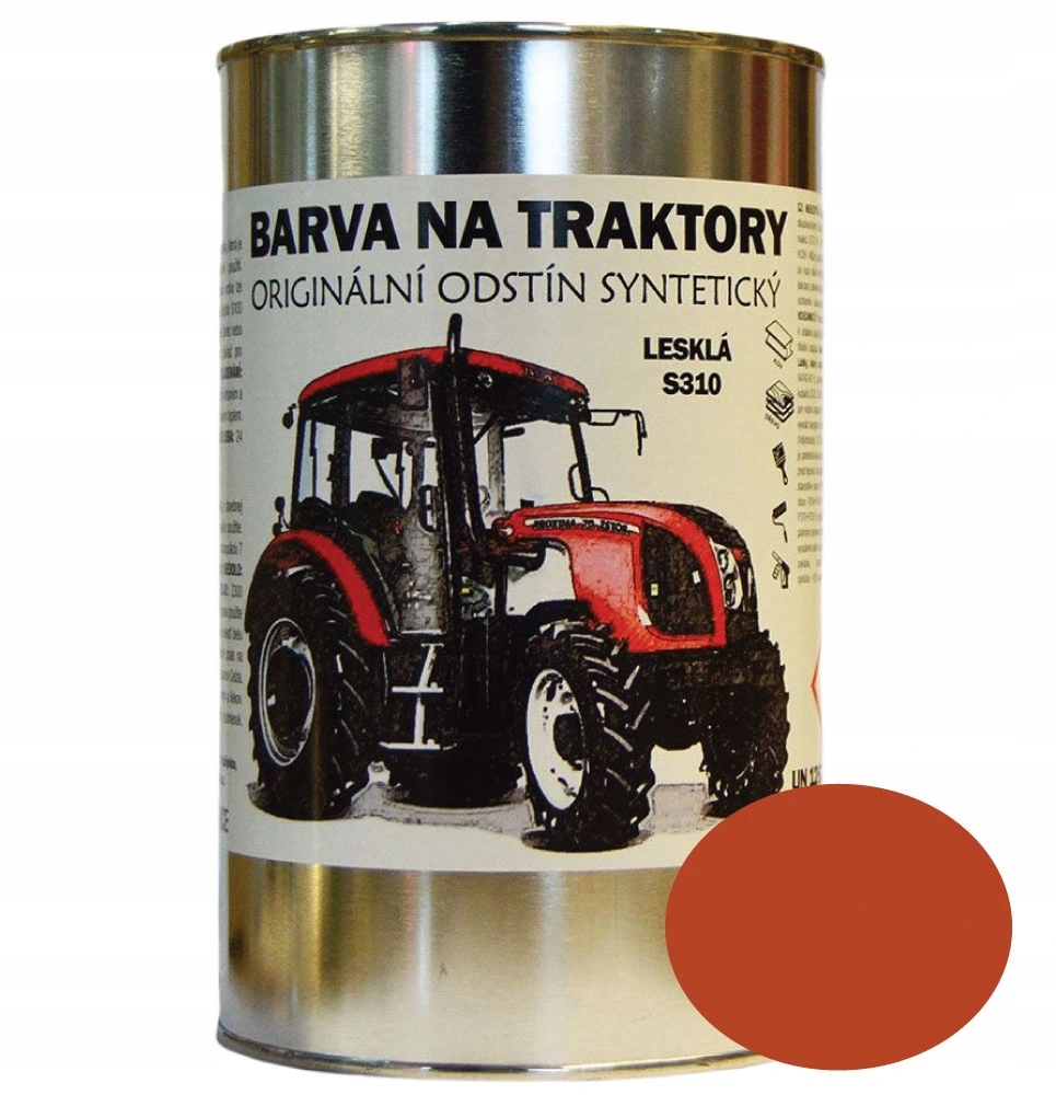 Barvy Na Traktory Zetor Originální odstín Oranžová lesklá, Syntetická 5kg