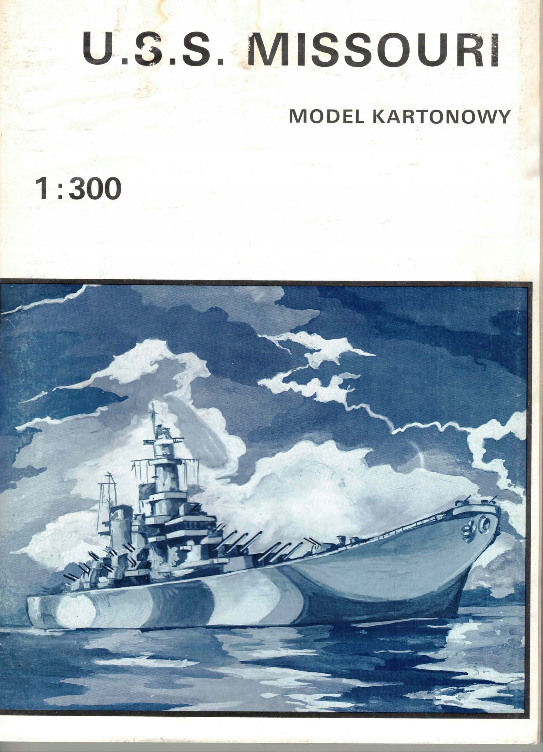 Uss Missouri 1:300