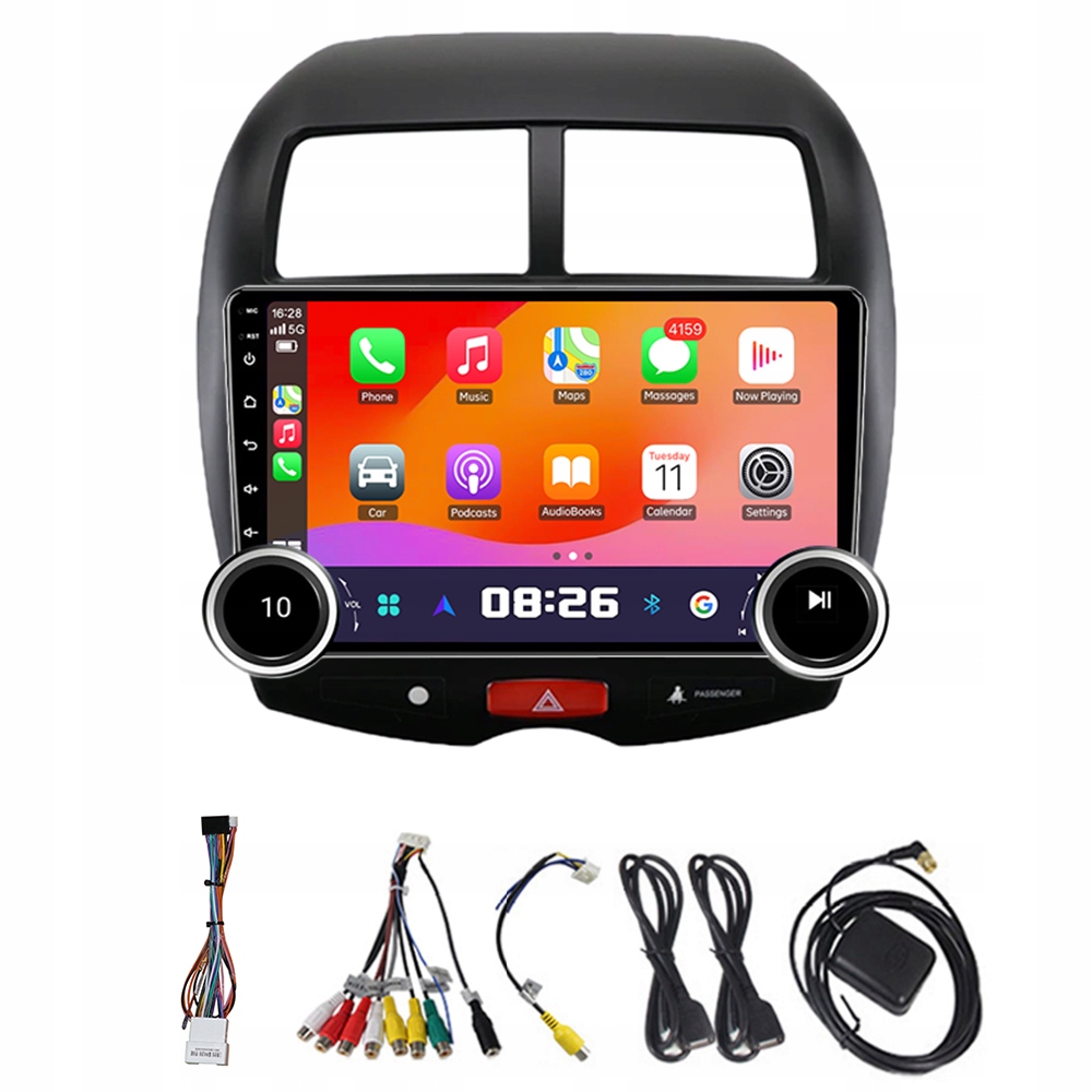 2Din Android 13 Autorádio pro Mitsubishi Asx 1 2010-2016 s CarPlay a Gps