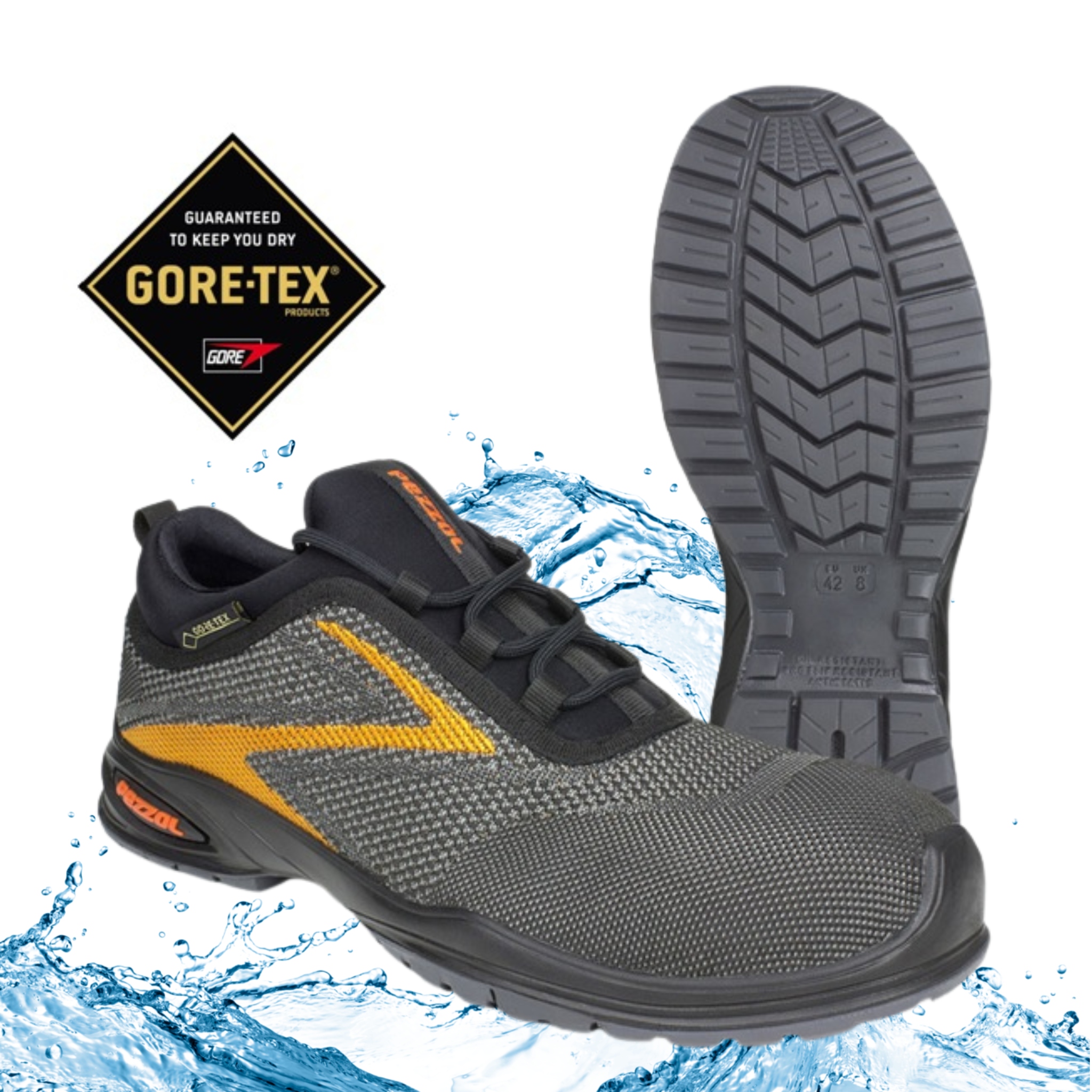 Wodoodporne Lekkie Buty Robocze Męskie Bhp Pezzol Senegal S3 GoreTex r.44