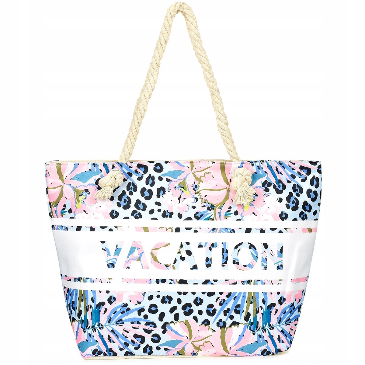 Pojemna torba plażowa na plażę torebka lekka