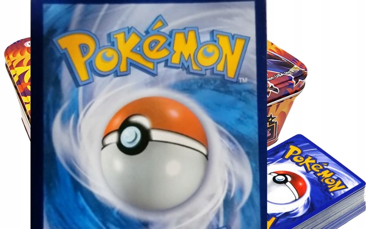 

Karty Pokemon Box Puszka Metalowa Zestaw 41 Kart