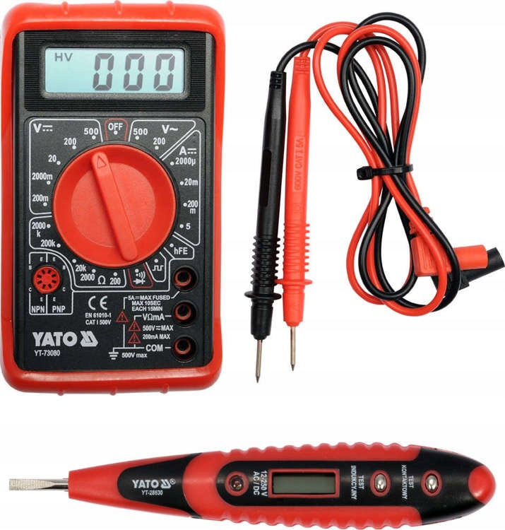 

Multimetr Miernik Cyfrowy, Buzer Plus Wskaźnik LCD