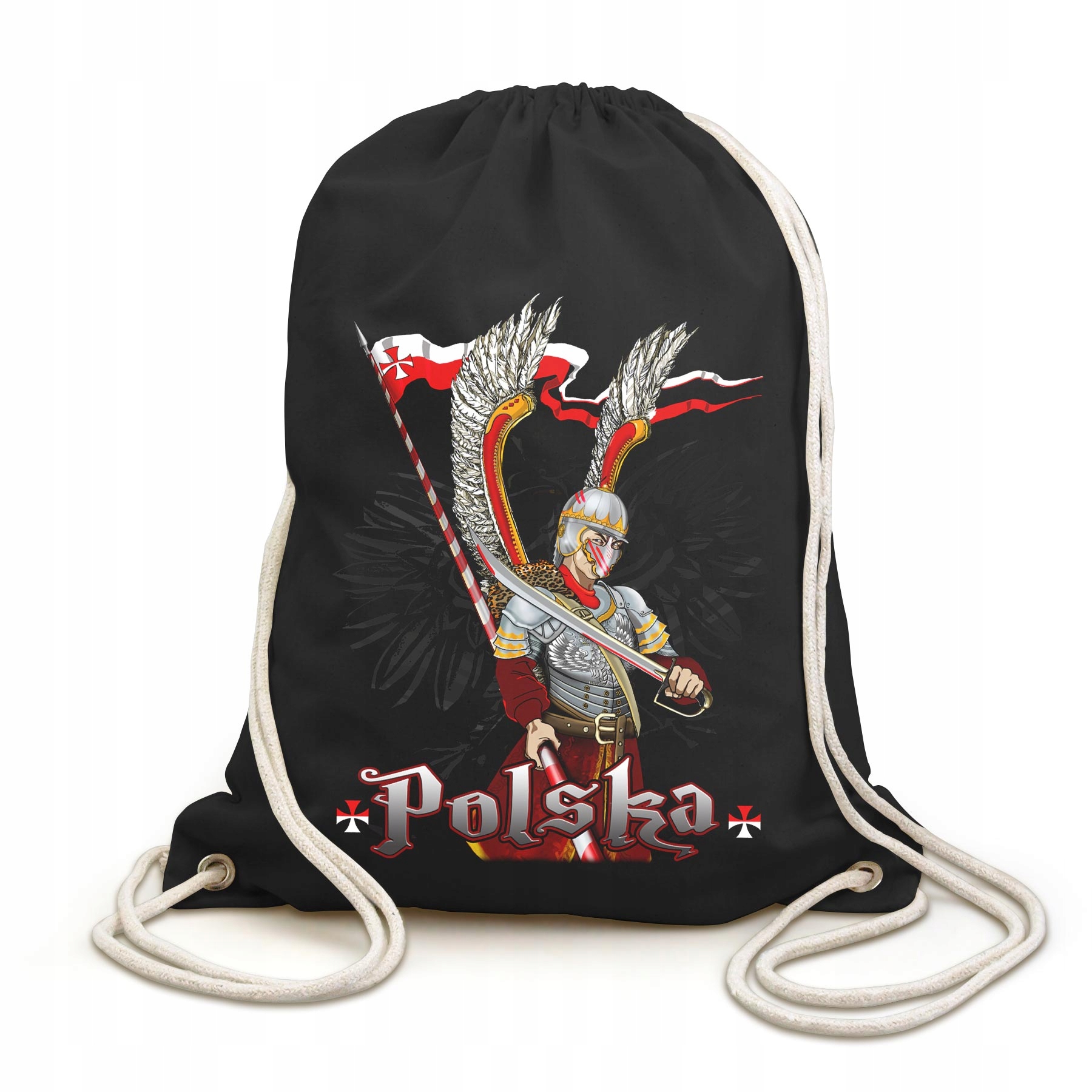 

Plecak Worek Polski Husarz, czarny