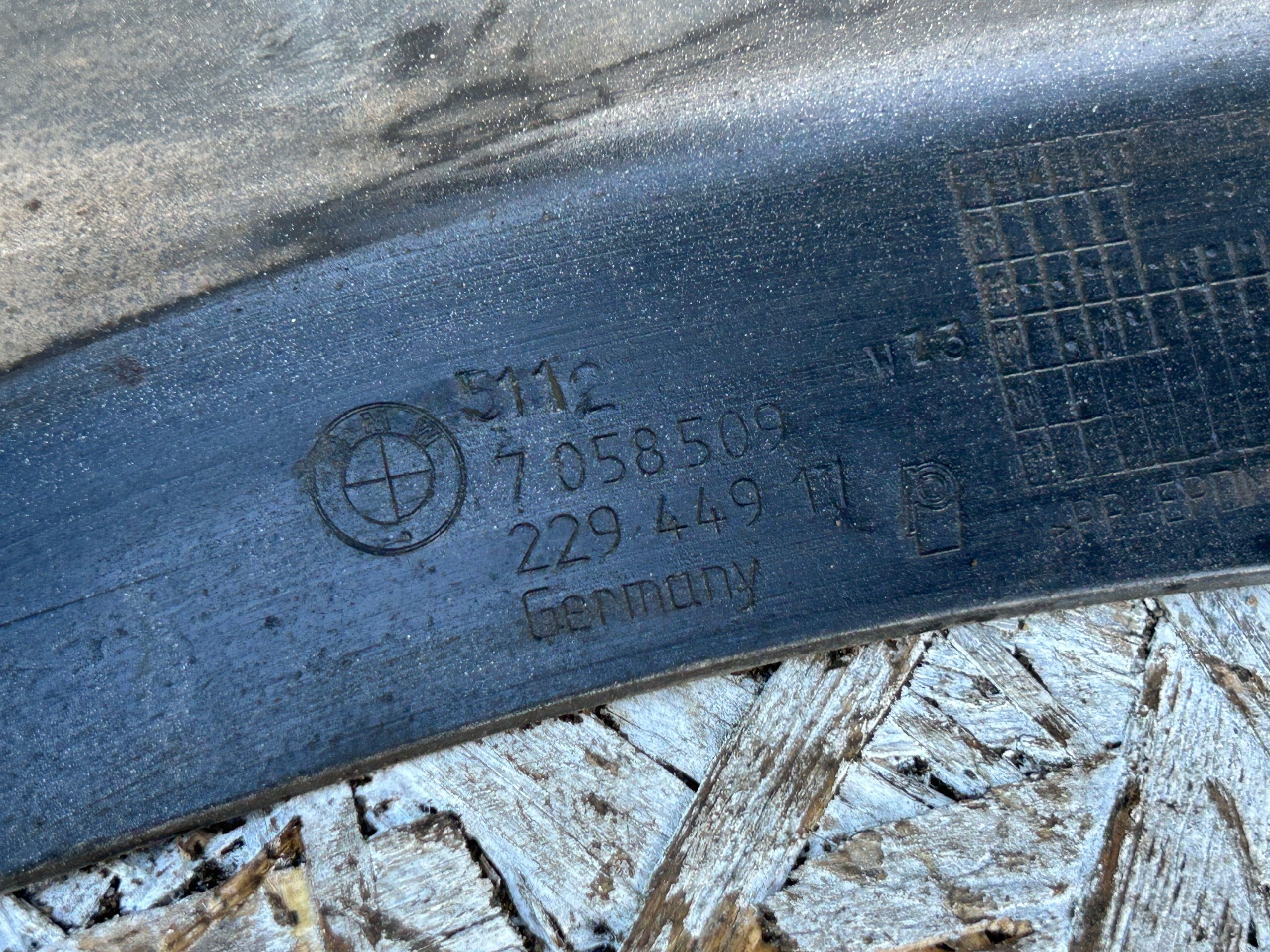 bumper rear part rear BMW 3 E90 sedan 04- PDC