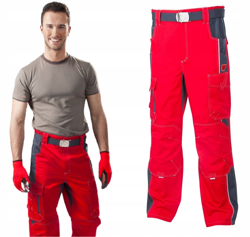 Ardon Vision Красные Рабочие Брюки Montera 50