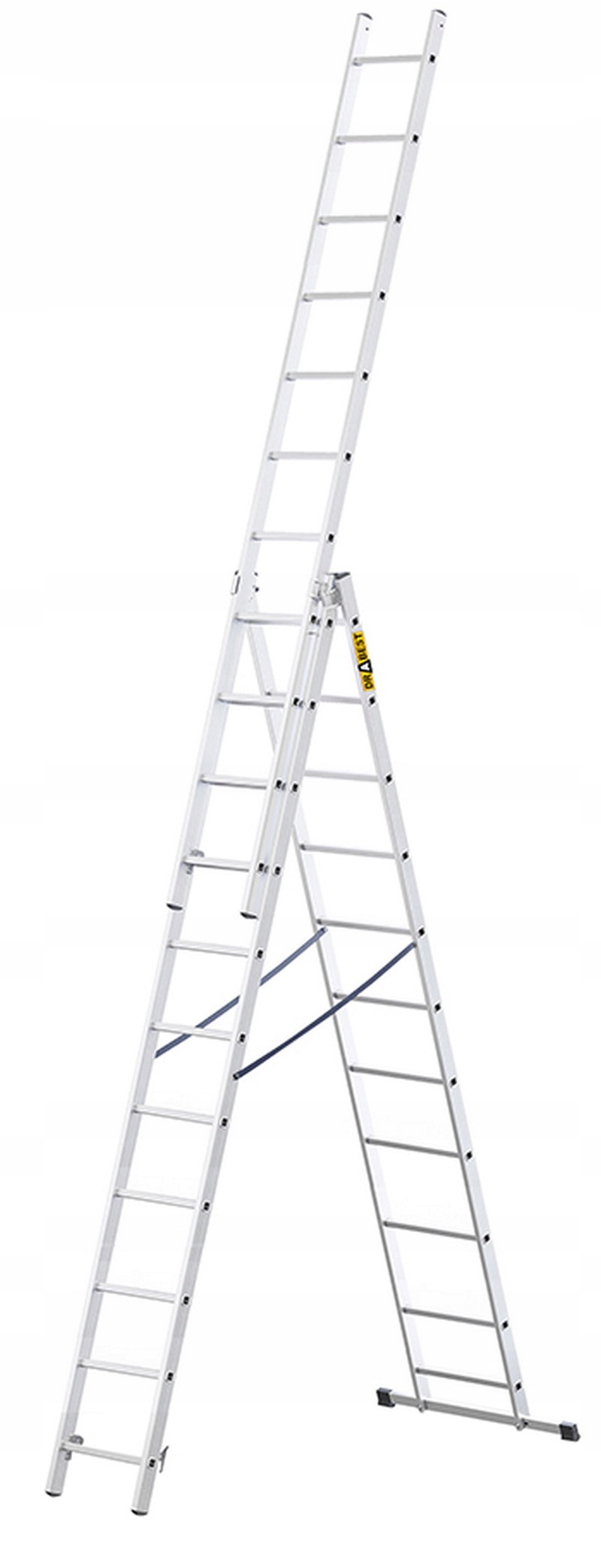 

Drabina aluminiowa trzyelementowa 11 stopni 150 kg