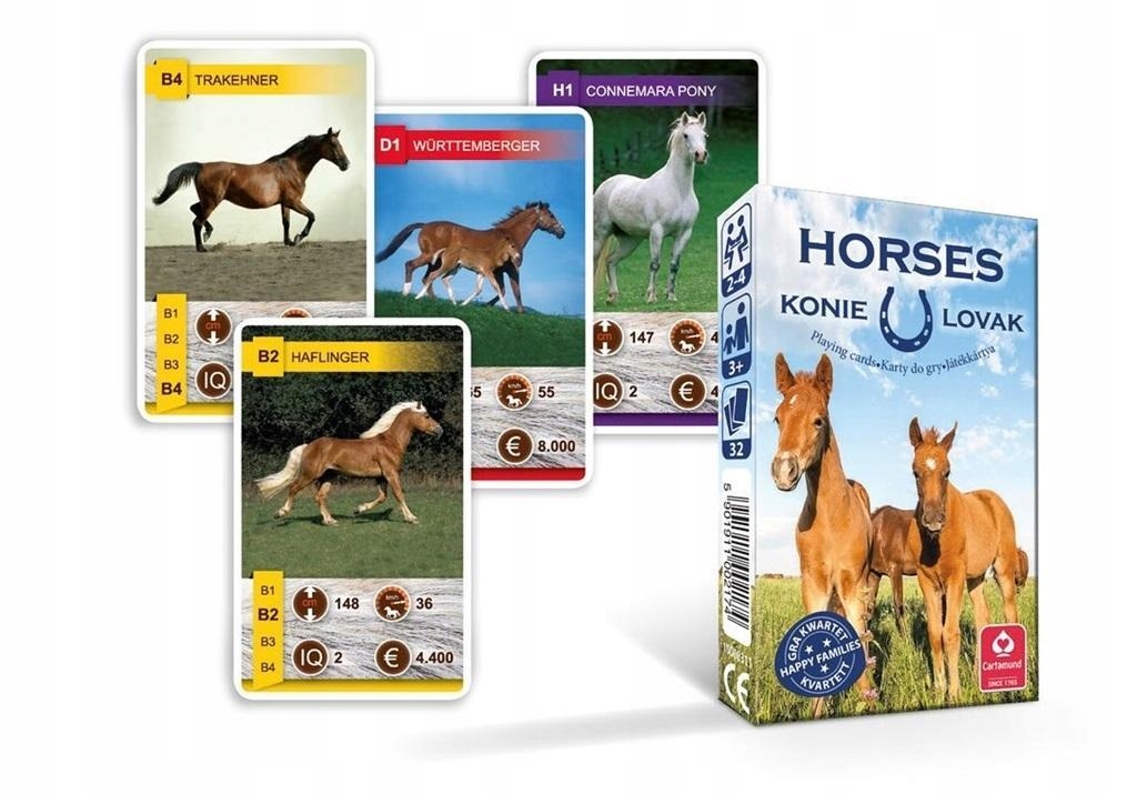 KARTY DO GRY KONIE CARTAMUNDI, CARTAMUNDI