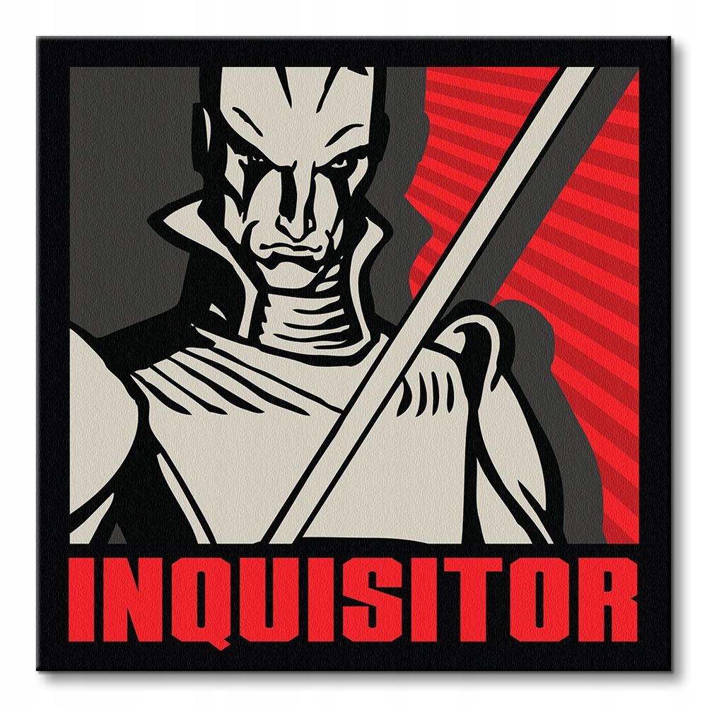 Obraz na płótnie Star Wars Rebels Inquisitor Obrazy na ścianę 30x30 cm Marka Star Wars