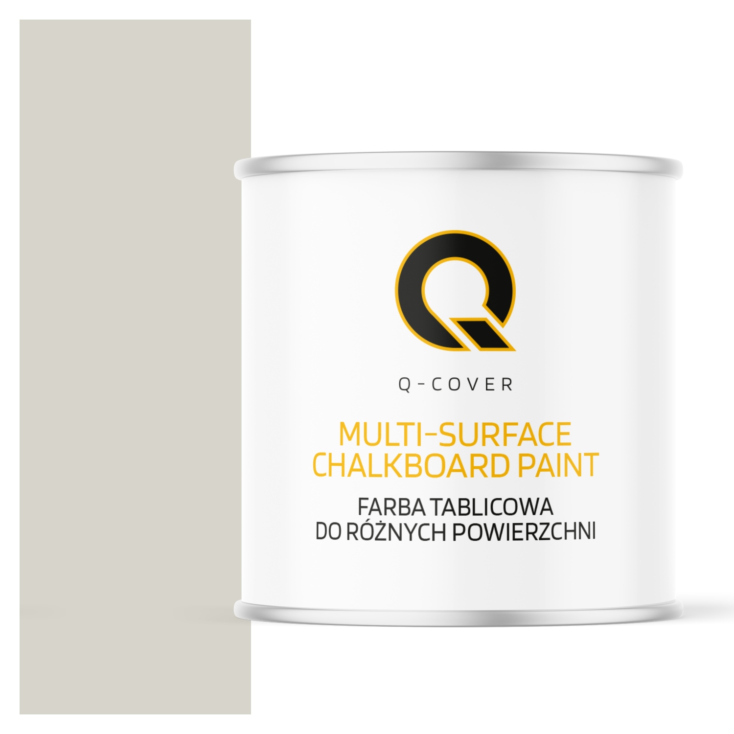 Tabuľová Farba Na Steny Písacieho Nábytku Kriedou Bielo-šedá RAL9002 2,5L Matná