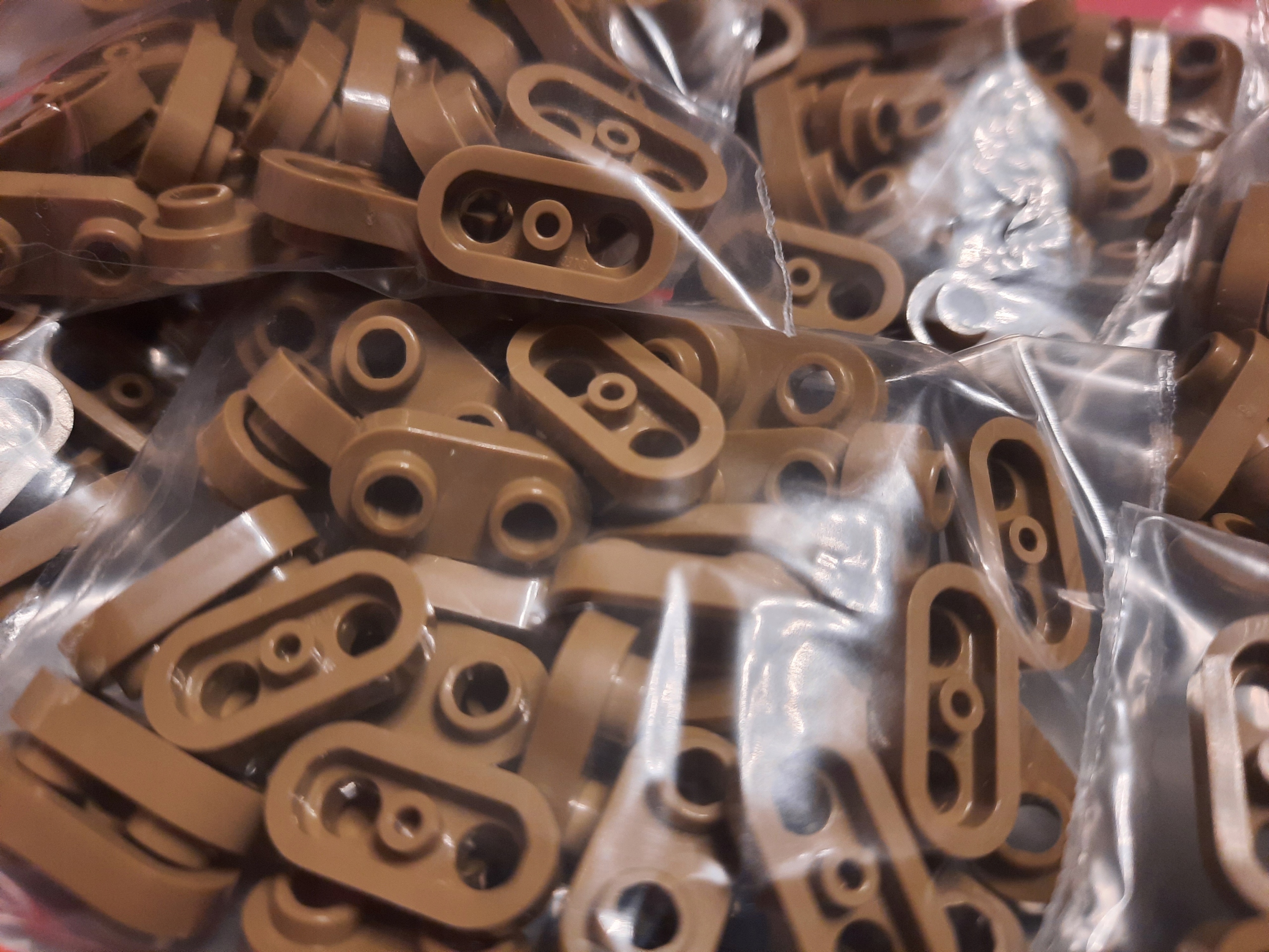 

Lego 35480 Plate Modified Dark Tan 1x2 40szt. Nowe