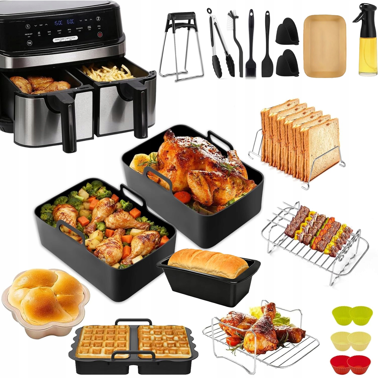 Příslušenství pro horkovzdušné fritézy, Silikonová forma pro fritézy