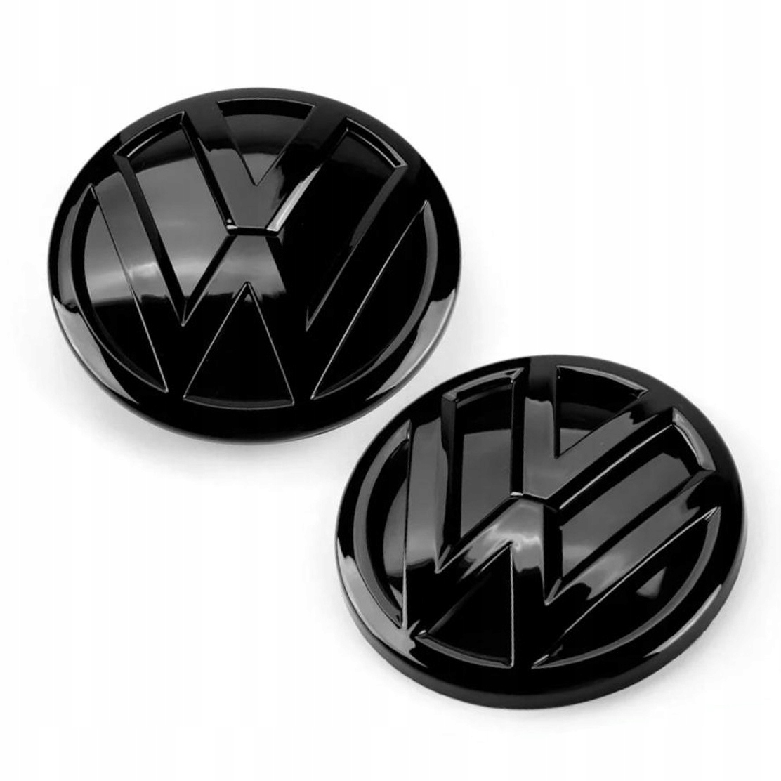 VW POLO V LIFT ZNACZEK EMBLEMAT LOGO W GRILL KLAPA CZARNY PIANO KOMPLET GTI