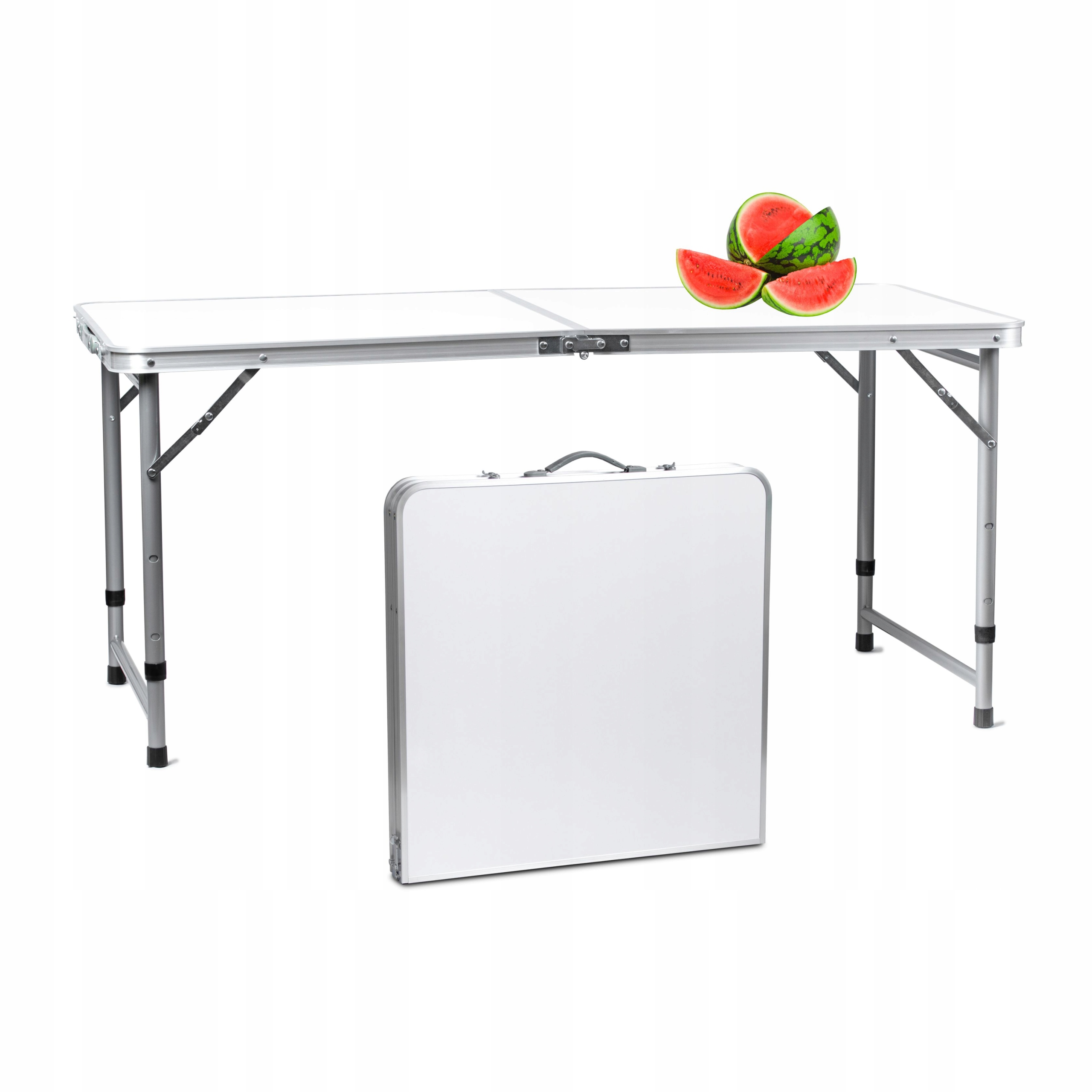 Stolik turystyczny stół składany ogrodowy regulacja wysokości 120x60x70cm