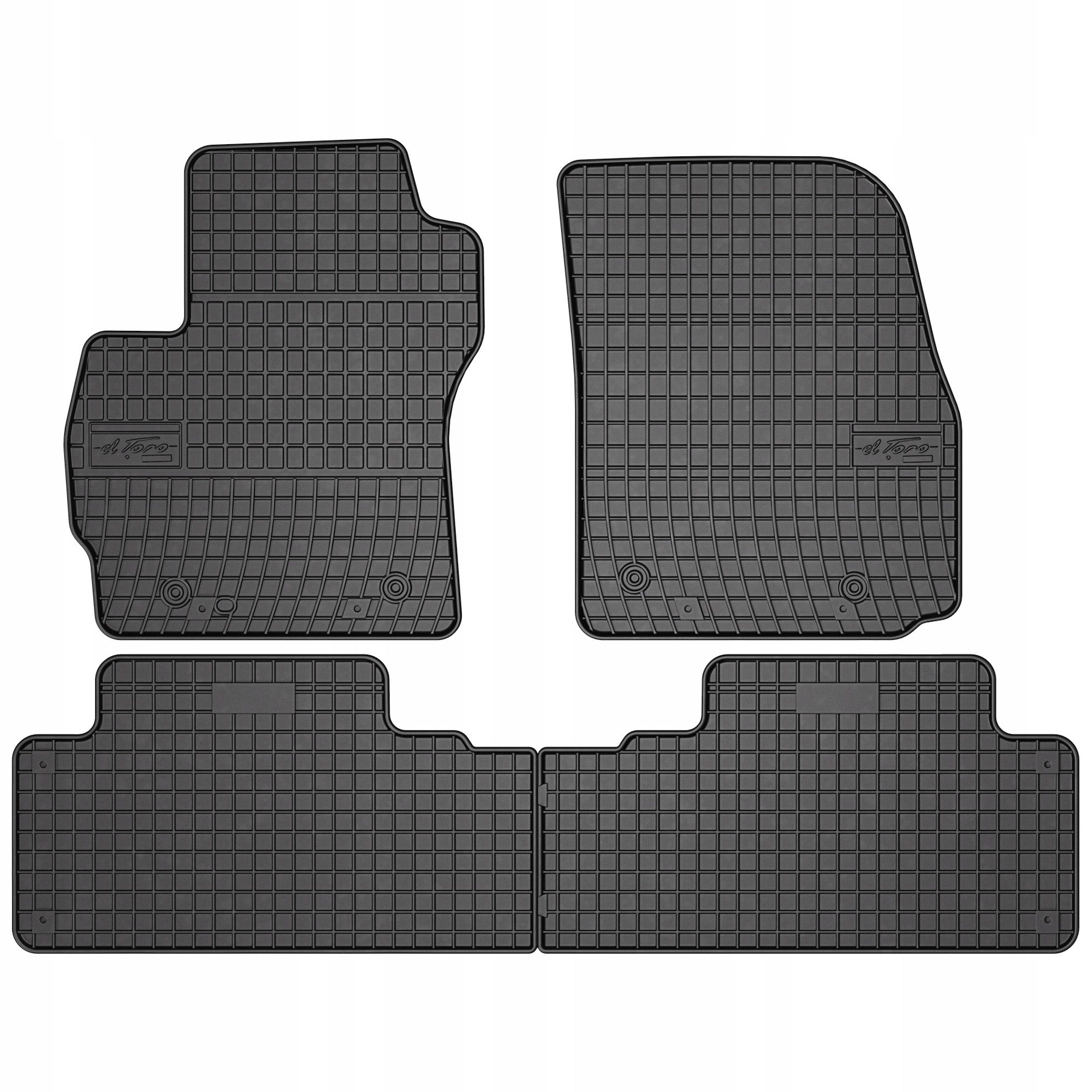 Gumové autokoberce černé Mazda 5 2005-2010 Premacy II 2005-2010