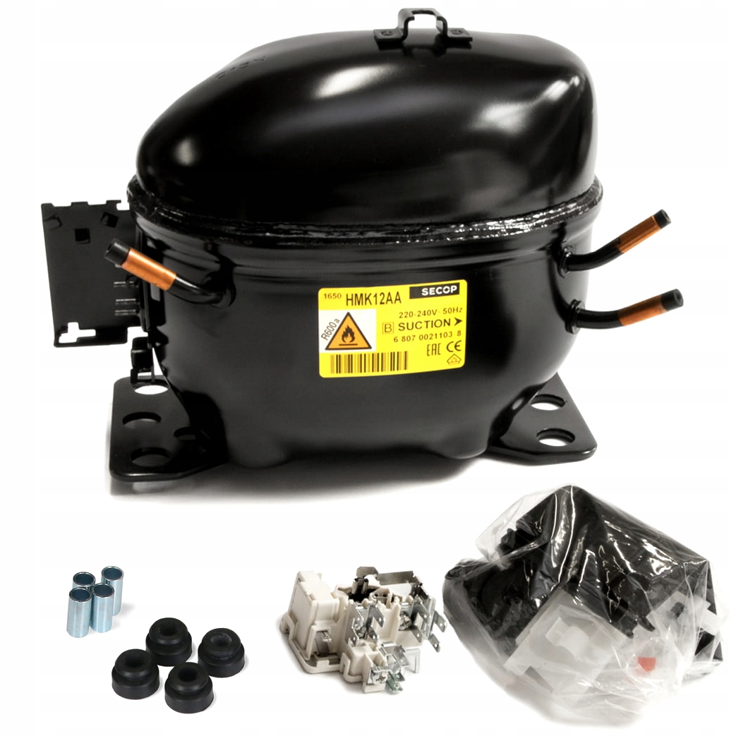 Kompresorový agregát pro ledničku Side By Side HMK12AA R600A Secop Originální