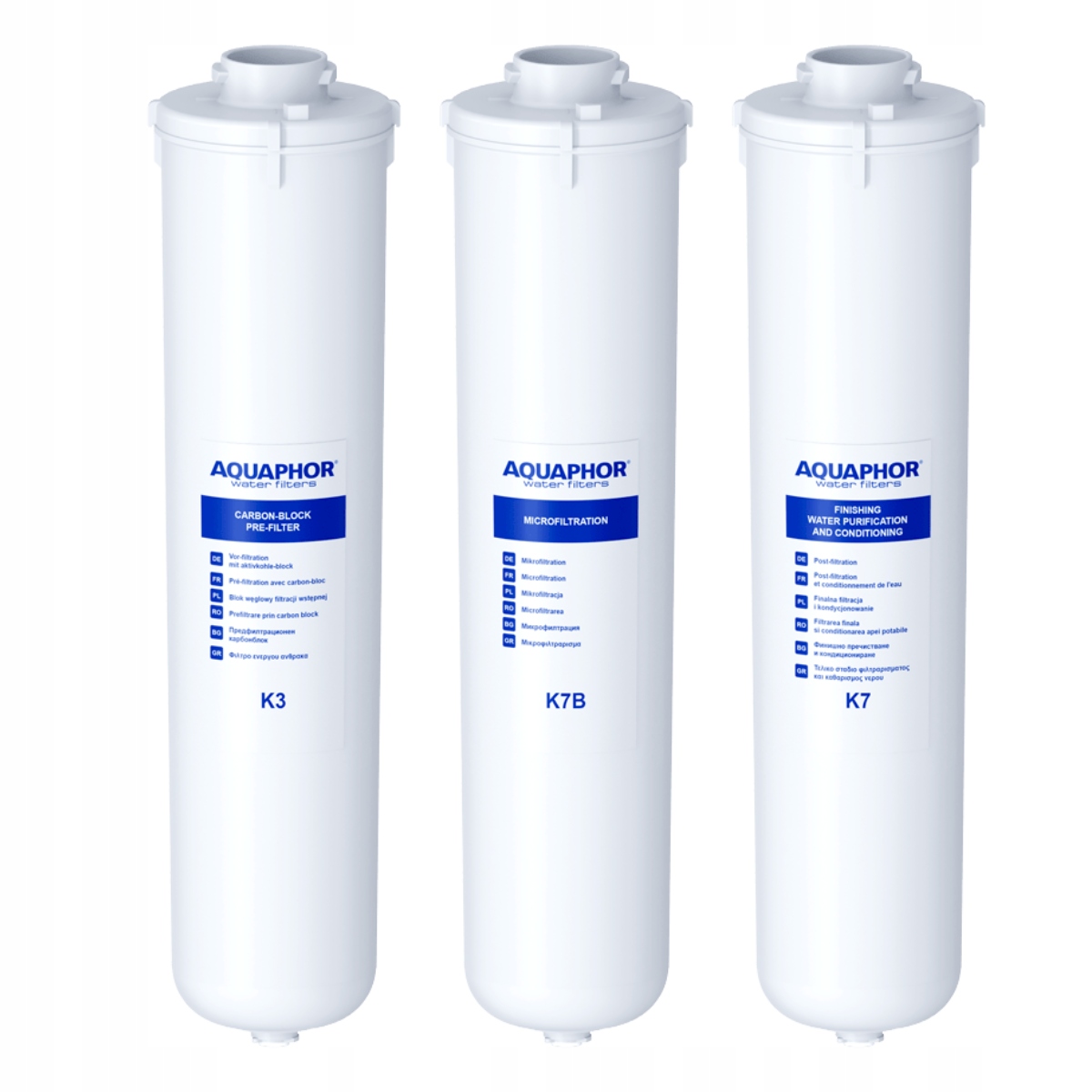 Zestaw wkładów Aquaphor na serwis Kryształ B Eco, 3 filtry wymienne B Eco