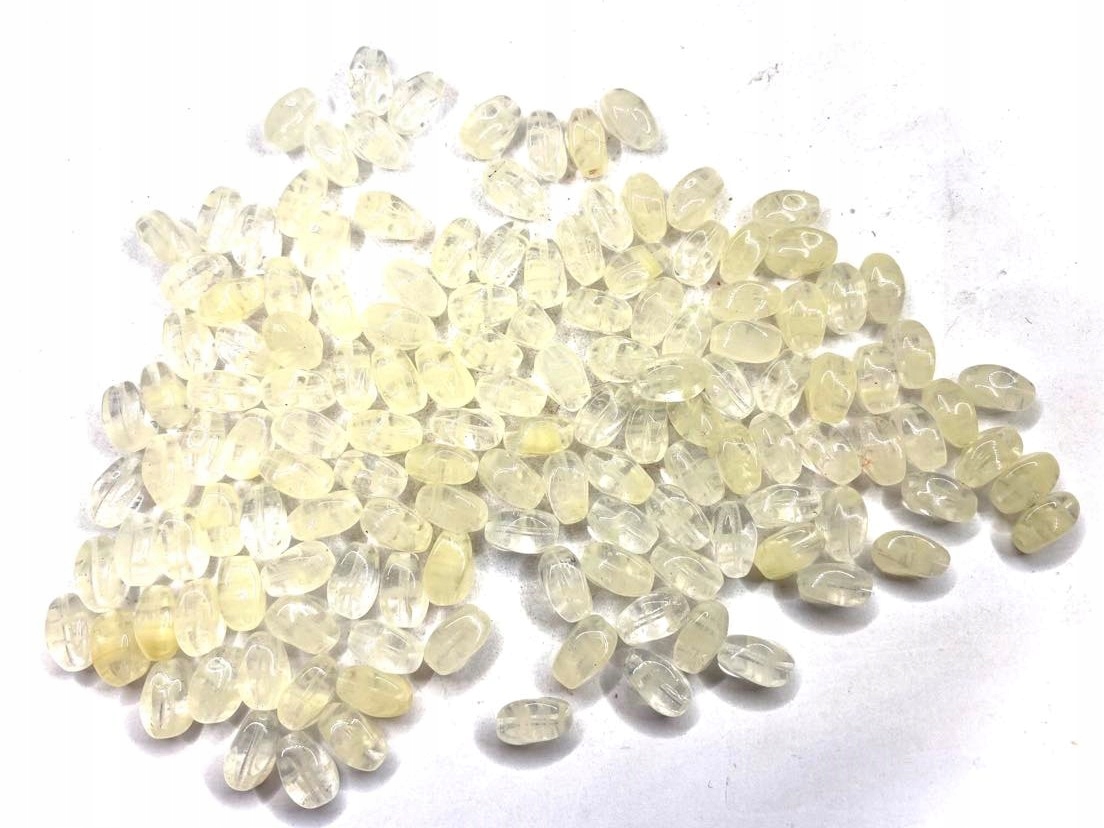 Koraliki Szklane Waniliowe 9mm 100szt 505