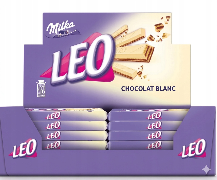 Milka Leo White 33,3g Z Kremem W Białej Czekoladzie Data: 2026.08.15