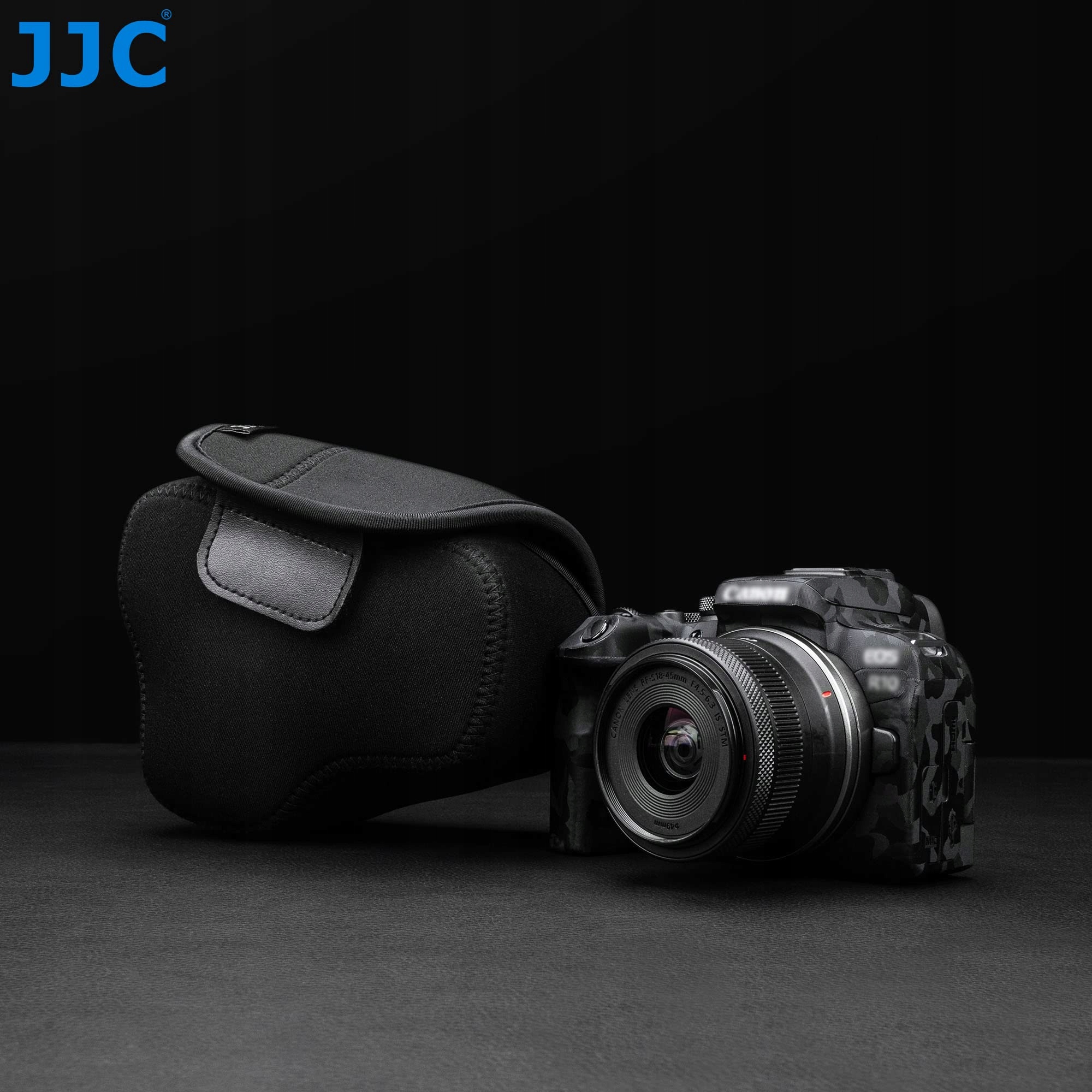 JJC Neoprenowa Torba Na Aparat Leica Q3 Q2 Q EOS R7 R10 Do 130x75x100mm — miniatura 9
