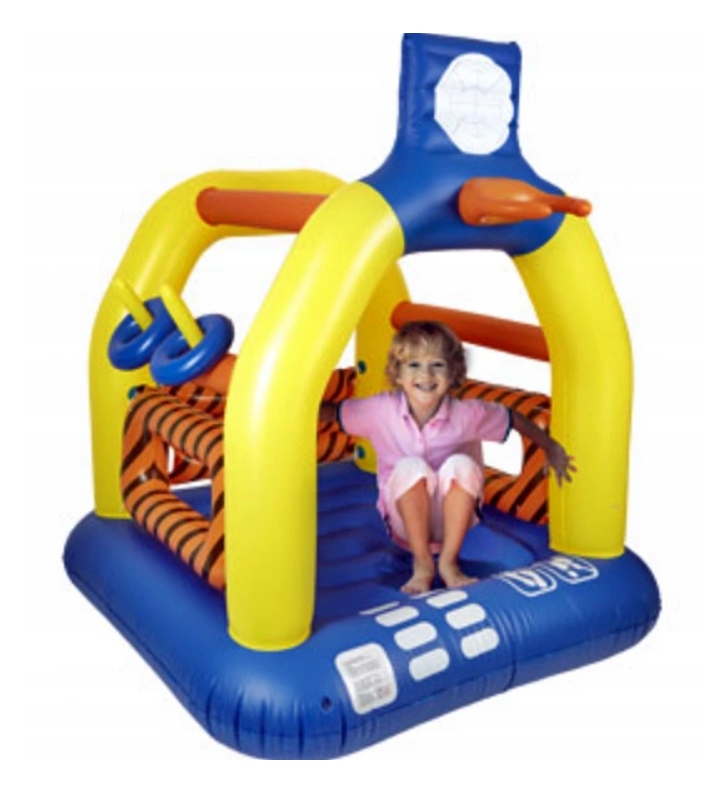 

Dmuchany zamek z koszem Trampolina 173x154x146cm
