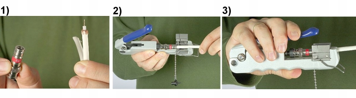 WTYK KOMPRESYJNY BNC-W/ZAC-RG-6/MSR Model 6 kompresyjny