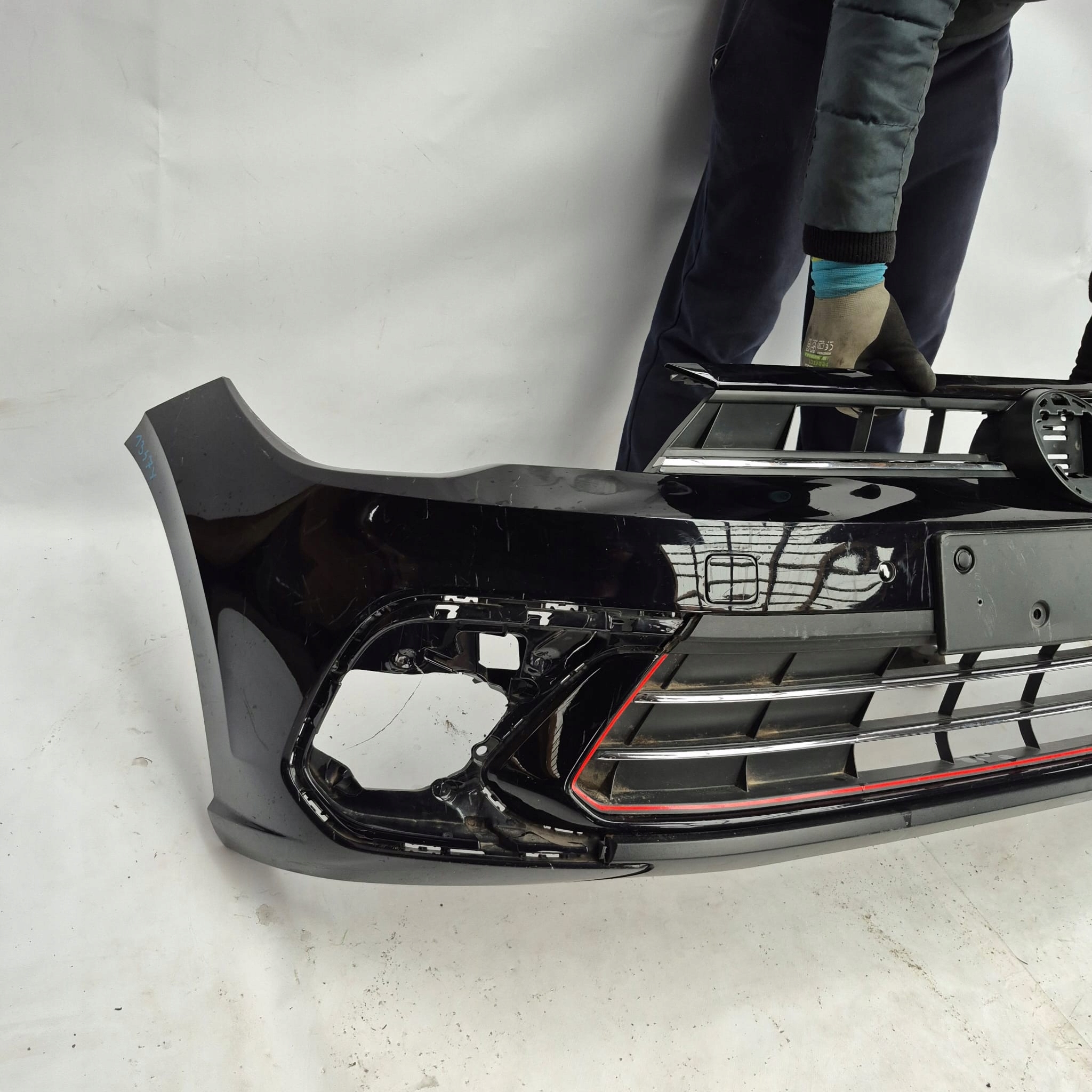 VW POLO VI 2G LIFT 21- bumper front front PDC 2GS807221H