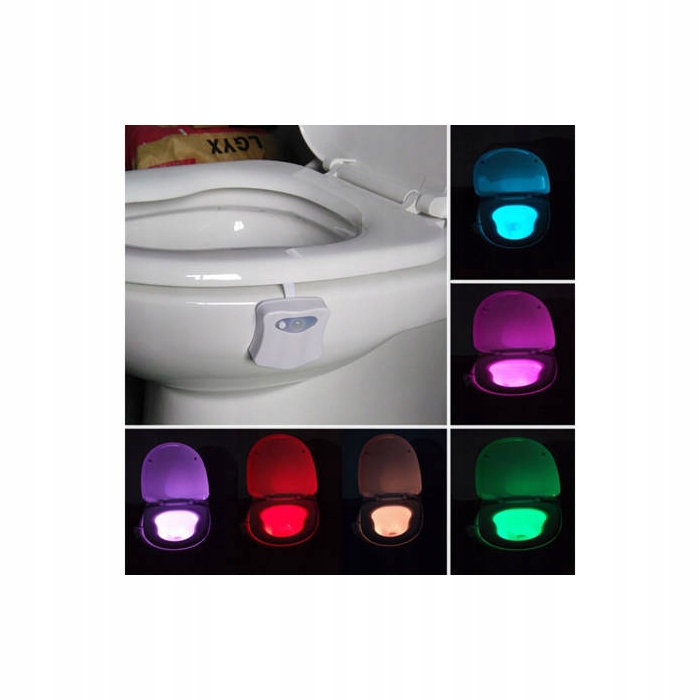 LAMPKA LED do WC TOALETY CZUJNIK RUCHU ZMIERZCH Marka Verk Group