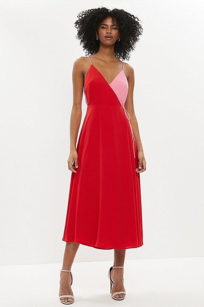 DC46205 Coast Obálková Šaty MIDI L