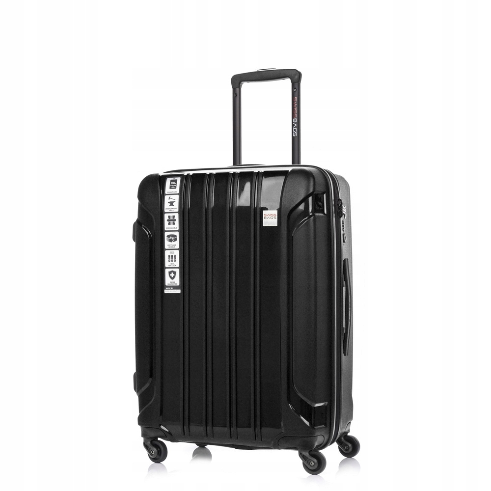 

SwissBags Walizka średnia kółka 360 zamek Tsa 65cm