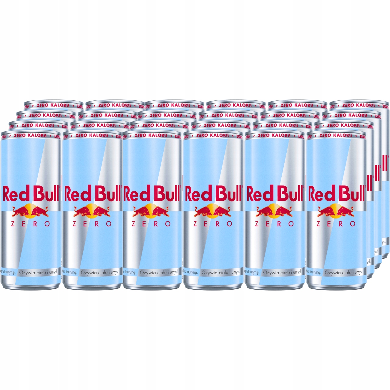 Red Bull Napój Energetyczny Zero bez cukru 24x250ml