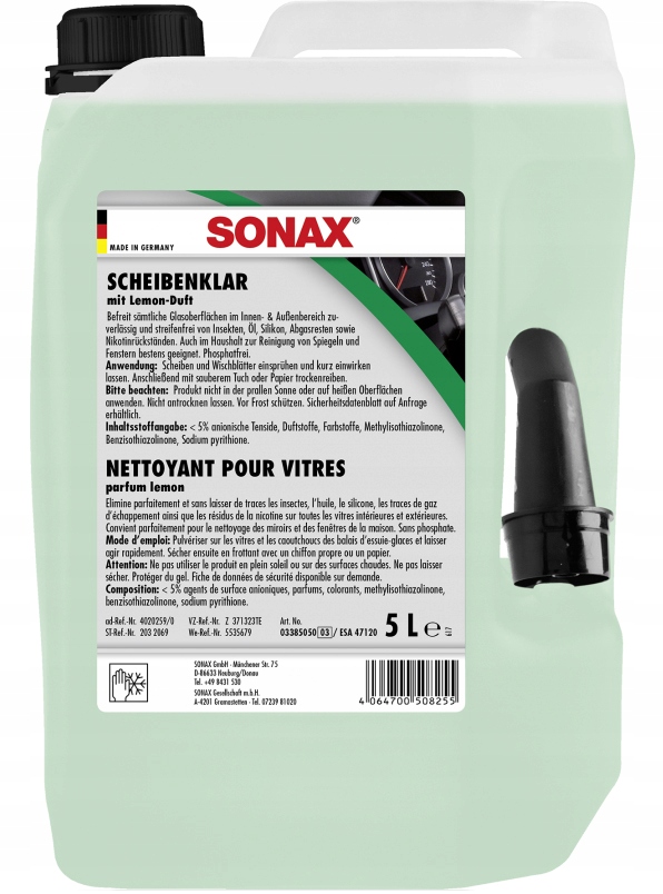 Sonax Prípravok na čistenie okien 5 l SC-S338505