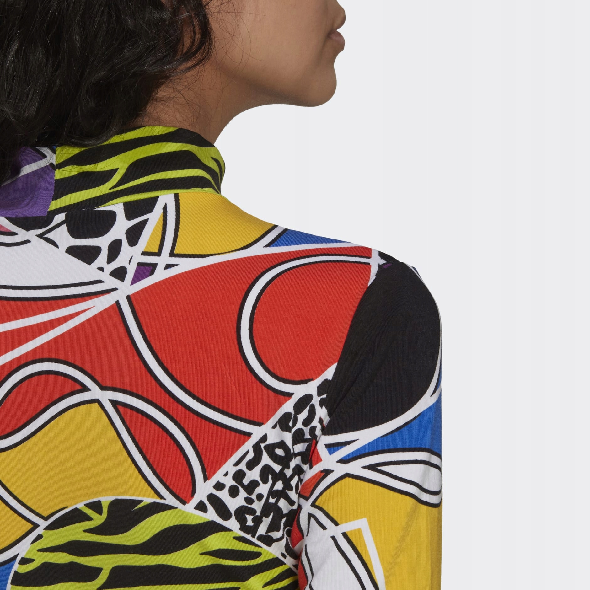 BODY MŁODZIEŻOWE SPORTOWE DAMSKIE Z DŁUGIM RĘKAWEM ADIDAS RICH MNISI 34 Zapięcie zatrzask