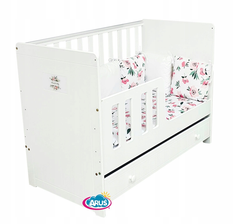 15el ŁÓŻECZKO Z SZUFLADĄ TAPCZANIK MATERAC POŚCIE%