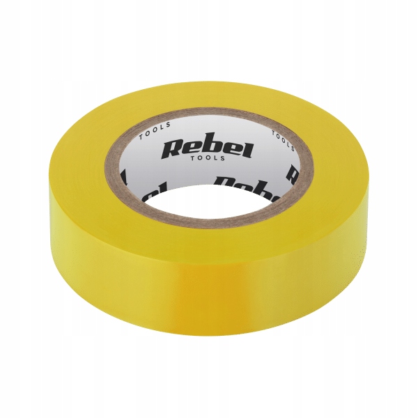 Taśma izolacyjna klejąca 19 mm x 10 żółta