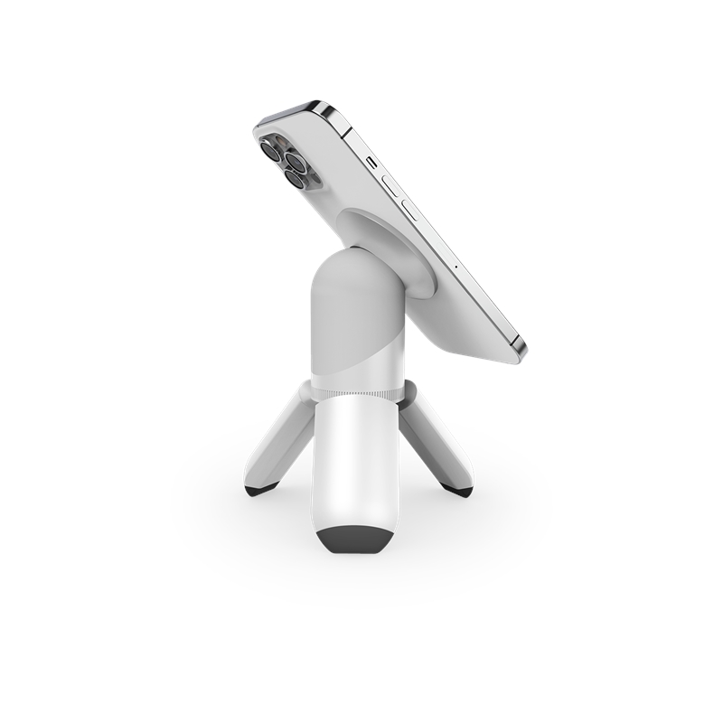 Stm MagPod – Stativ s funkcí stojánku a držáku pro iPhone MagSafe (bílý)