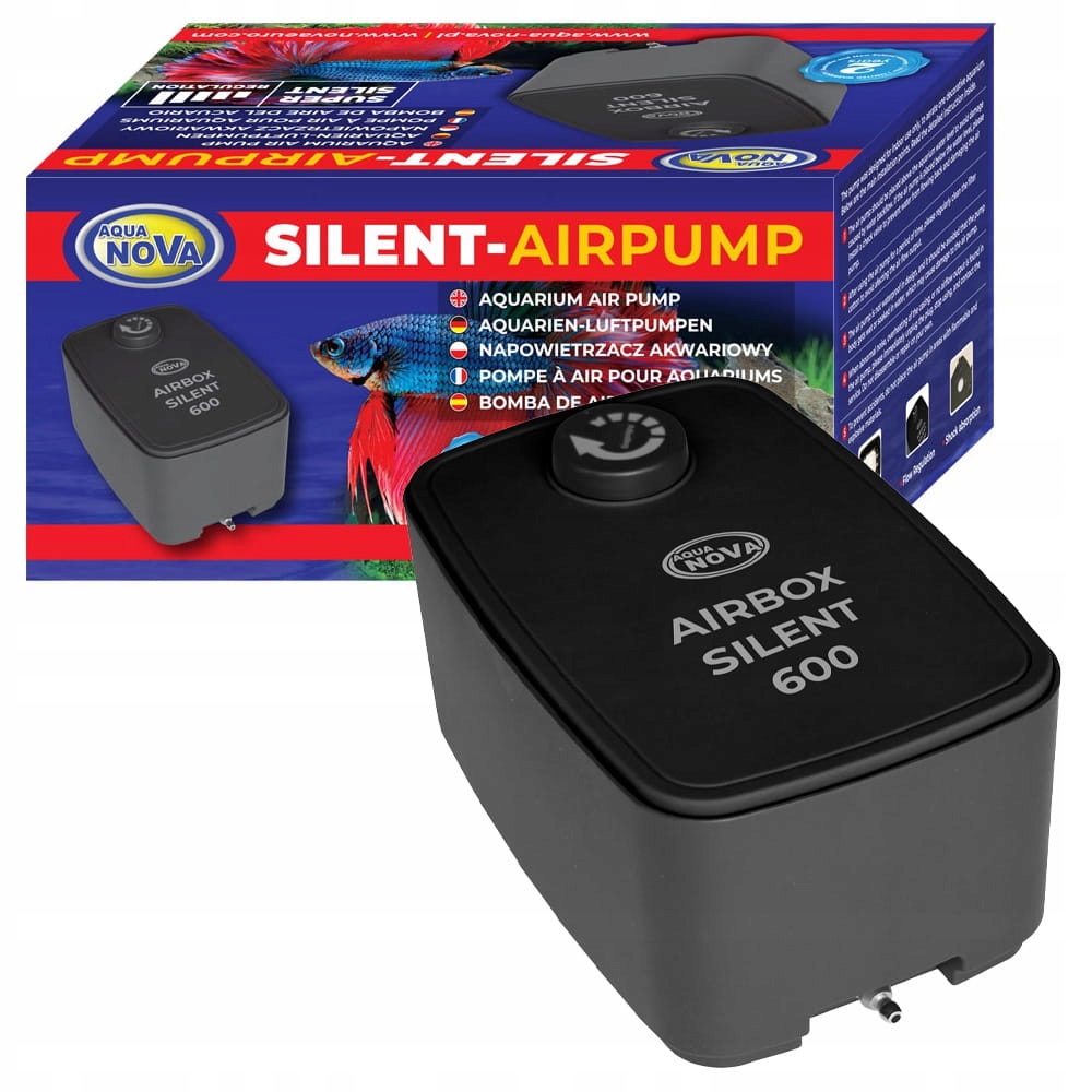 Levně Aqua Nova Airbox-Silent 600 Provzdušňovač pro akvária Velmi tichý