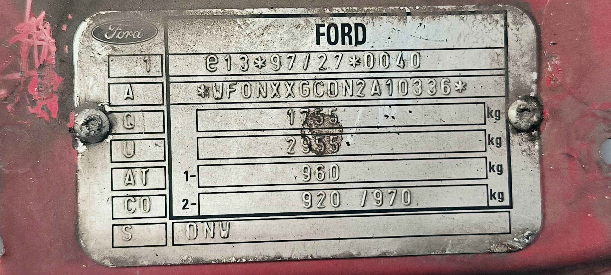 support panel for radiators FORD FOCUS MK1